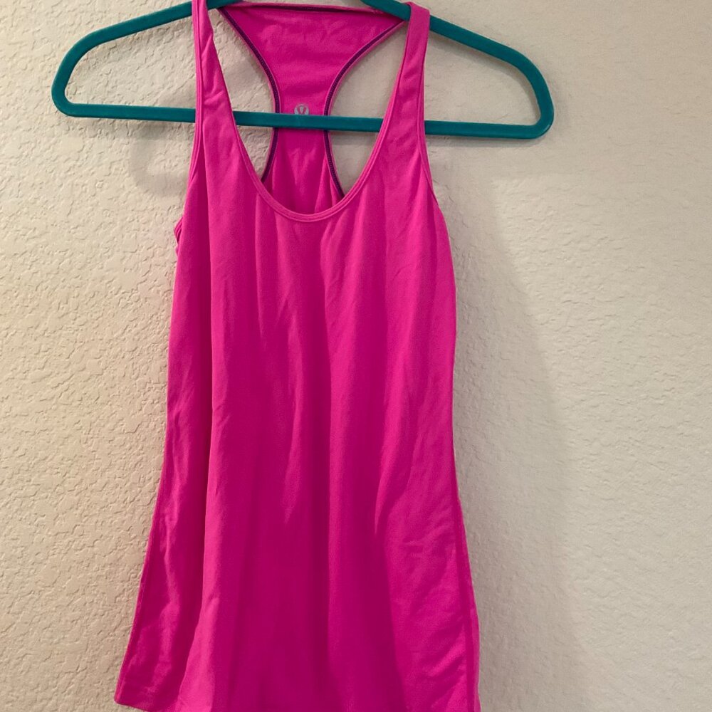 Lululemon Cool Racerback II Tank Top in Raspberry - Picture 3 of 7